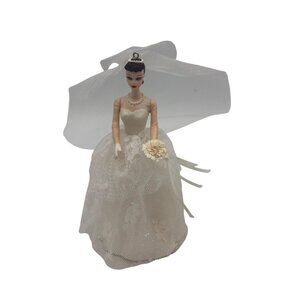 Hallmark Ornament Barbie ONLY Wedding Day 1959-1962 Brunette Christmas 1997 Ed V